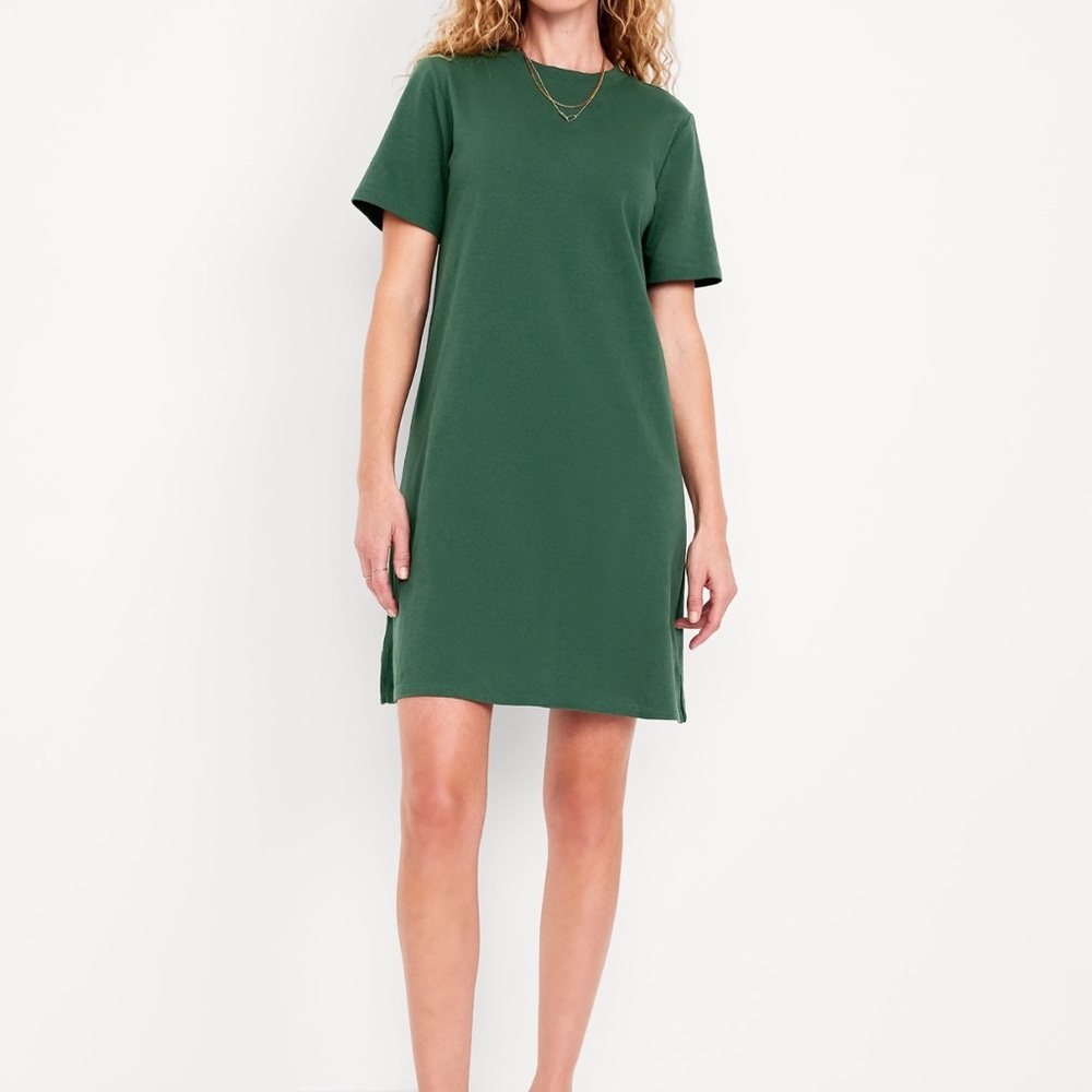 Old Navy Forest Green Mini Dress